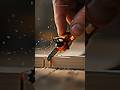 Capture the working action of this miniature tool while it is operating | Mini Chainsaw #satisfying