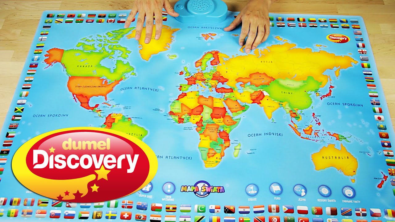 Mapa Świata - Dumel Discovery - YouTube