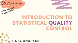 [DAXX] Introduction to Statistical Quality Control