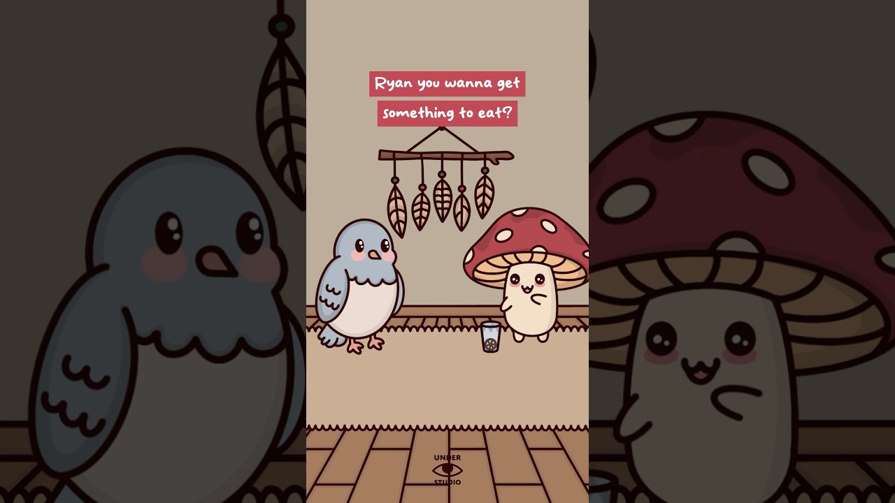 When Your Friend Talks To AI Too Much 🤖 Mushie & Birdie | Animation | Original Audio: Ryan Kaplan
