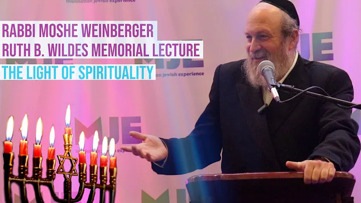 Rabbi Moshe Weinberger at MJE - Chanukah 2022 (Full Speech) - Ruth B. Wildes Memorial Lecture