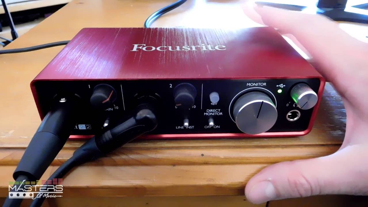 focusrite scarlett 2i2 2nd gen usb audio interface