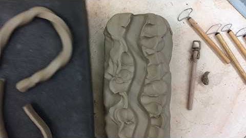 Perfect Pottery Tool #2S Zig Tea Pot Handle Demo