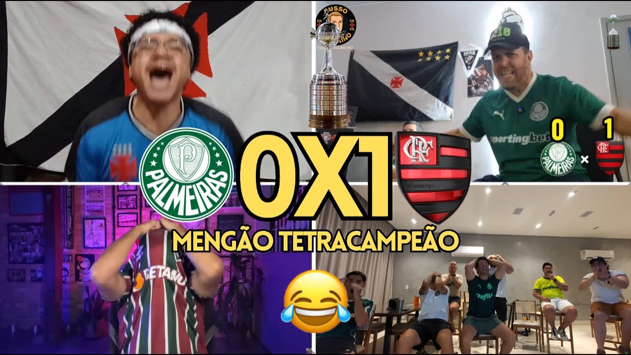REACOES DOS RIVAIS SECANDO O MENGÃO NA FINAL DA LIBERTADORES 2025 - PALMEIRAS 0X1 FLAMENGO KKKKKKKKK