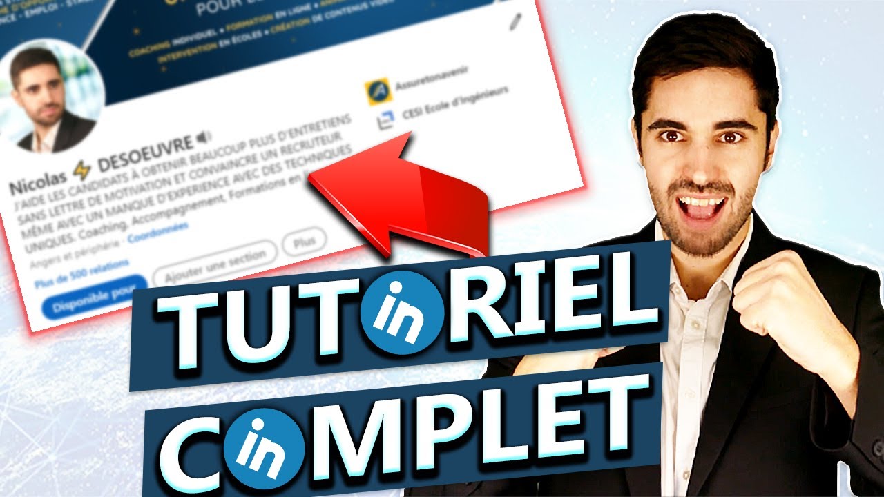 TUTORIEL LINKEDIN POUR DÉBUTANT EN FRANÇAIS FR (Profil LinkedIn, 2026)