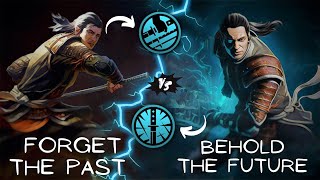 It's TOUGH !😳 Forget the Past vs Behold the Future 😈|| Which One is BETTER ? || Shadow Fight 4 Arena
