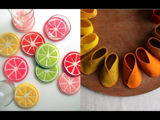 Diy 100均 フェルト を使った簡単でかわいい雑貨 インテリアアイデア Simple And Cute Goods Interior Ideas Using The Felt Youtube