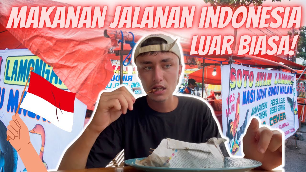Mantul ! Pertama Kali Saya Coba Makanan Pinggir Jalan Dilndonesia!