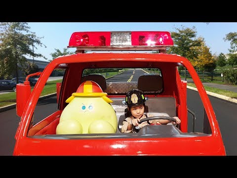 불이 난것 같은데!! 출동 서은이의 소방관 출동 놀이 타요 헬로키티 바베큐 Pretend Play Fireman