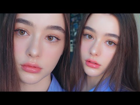 my daily makeup♡ easy, natural & cute makeup look~  Dasha Taran