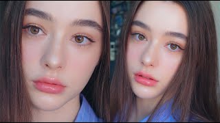 my daily makeup♡ easy, natural & cute makeup look~  Dasha Taran