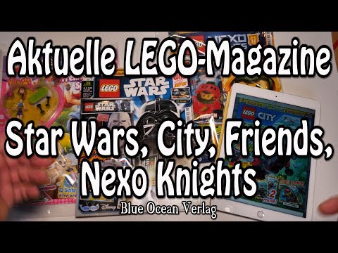 LEGO Magazine: Star Wars (Snowtrooper), Nexo Knights (Aaron), Friends und City