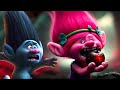 Branch was surprised by poppys odd apple  trolls 3 and inside out 2 fantasy story 2024