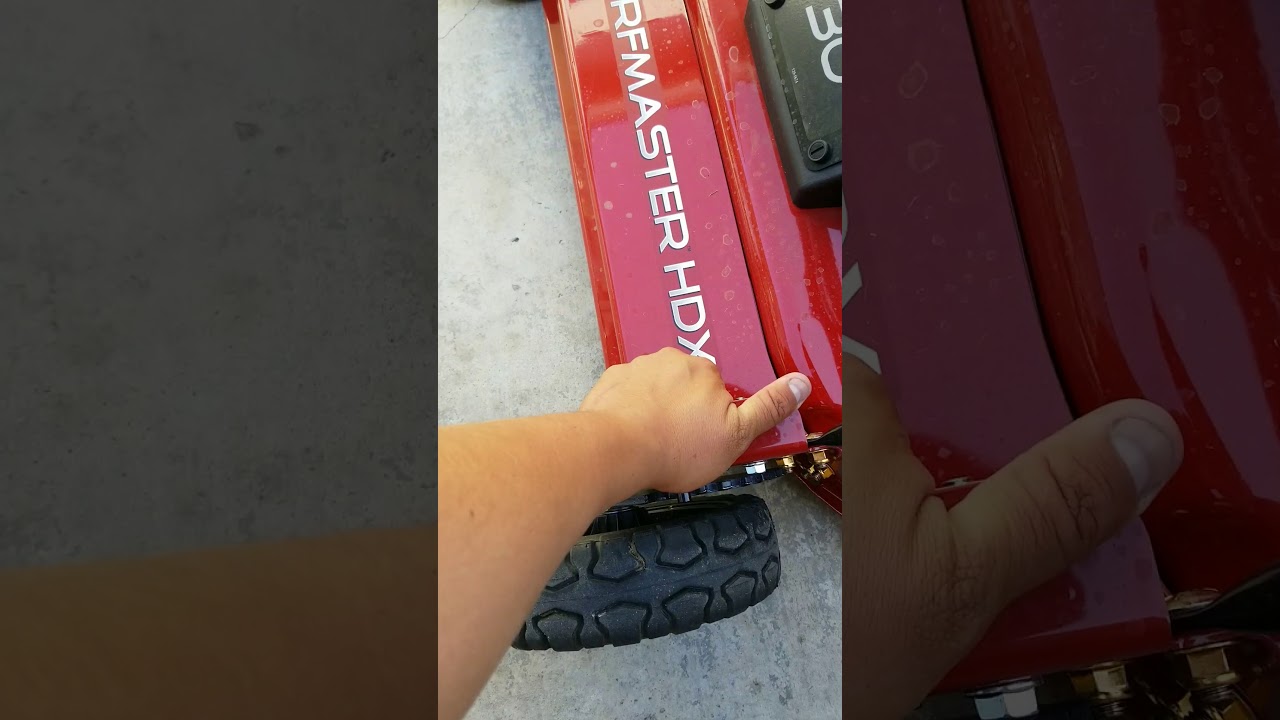 Toro turf master hdx vs honda 216