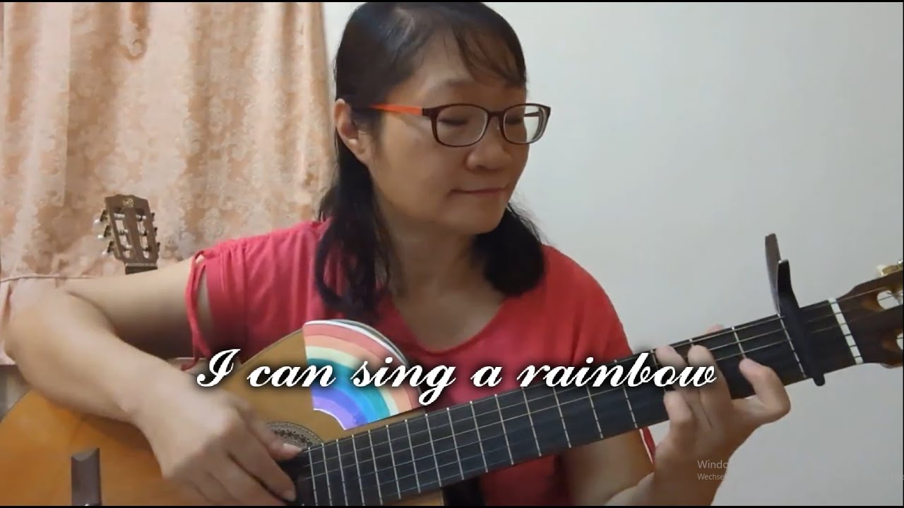 I can sing a rainbow (English kids song ）