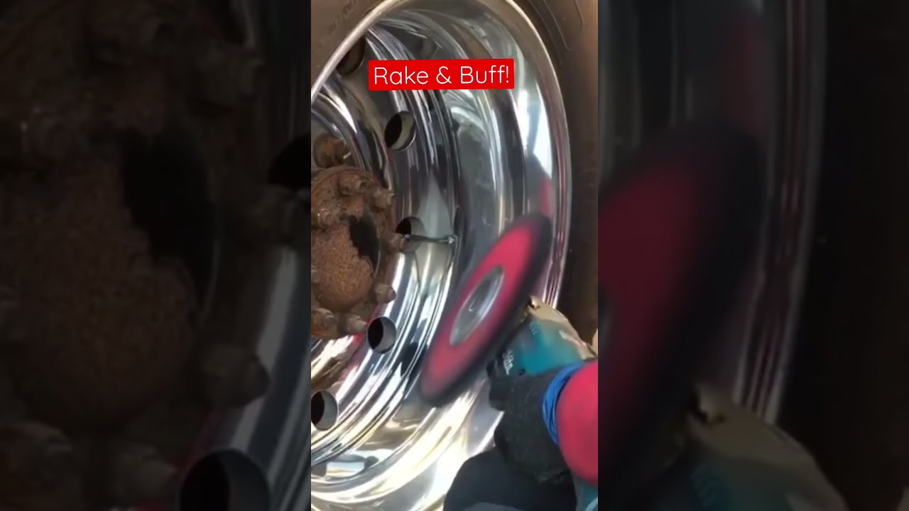 How To Polish Aluminum Wheels Metalfinishing Metalpolish Detailing Trucking Bigrig