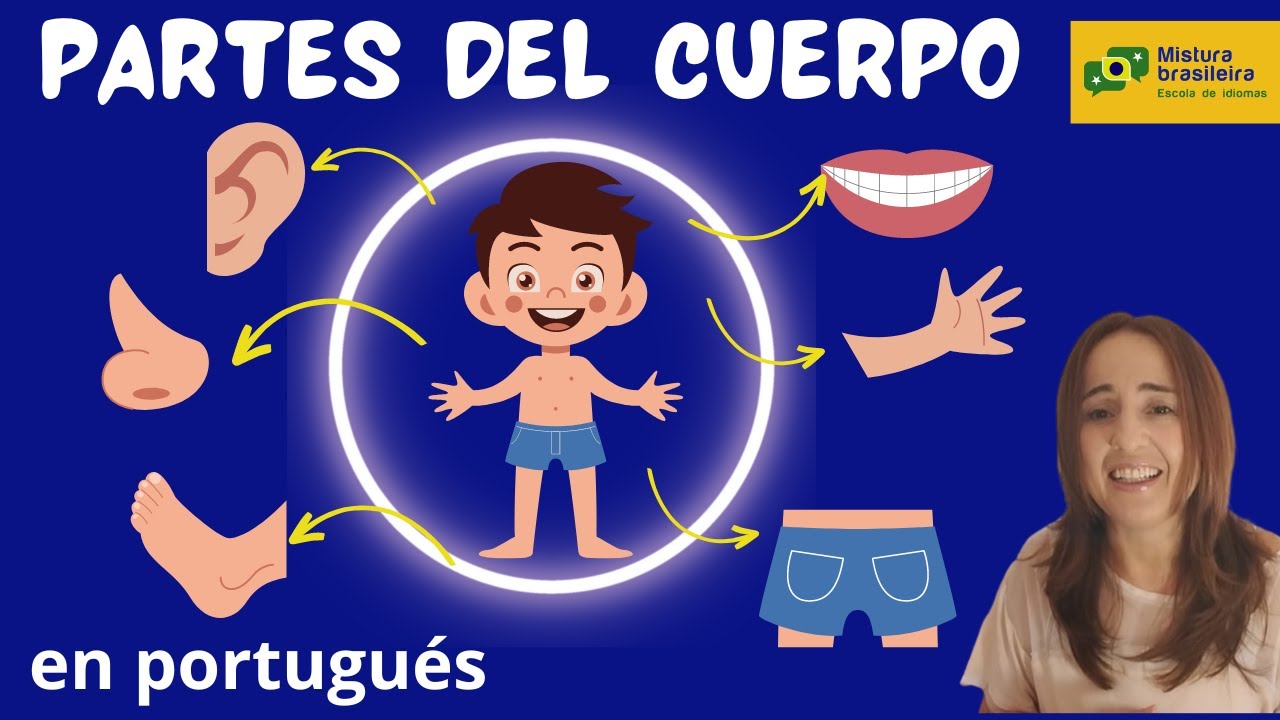 (Fácil) Partes del cuerpo en portugués - YouTube
