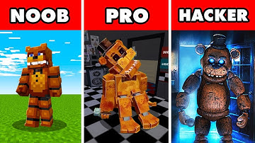 Noob vs. Pro vs. Hacker : FIVE NIGHTS AT FREDDY