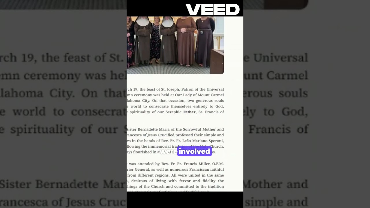 Traditional Catholic Franciscan Nuns!