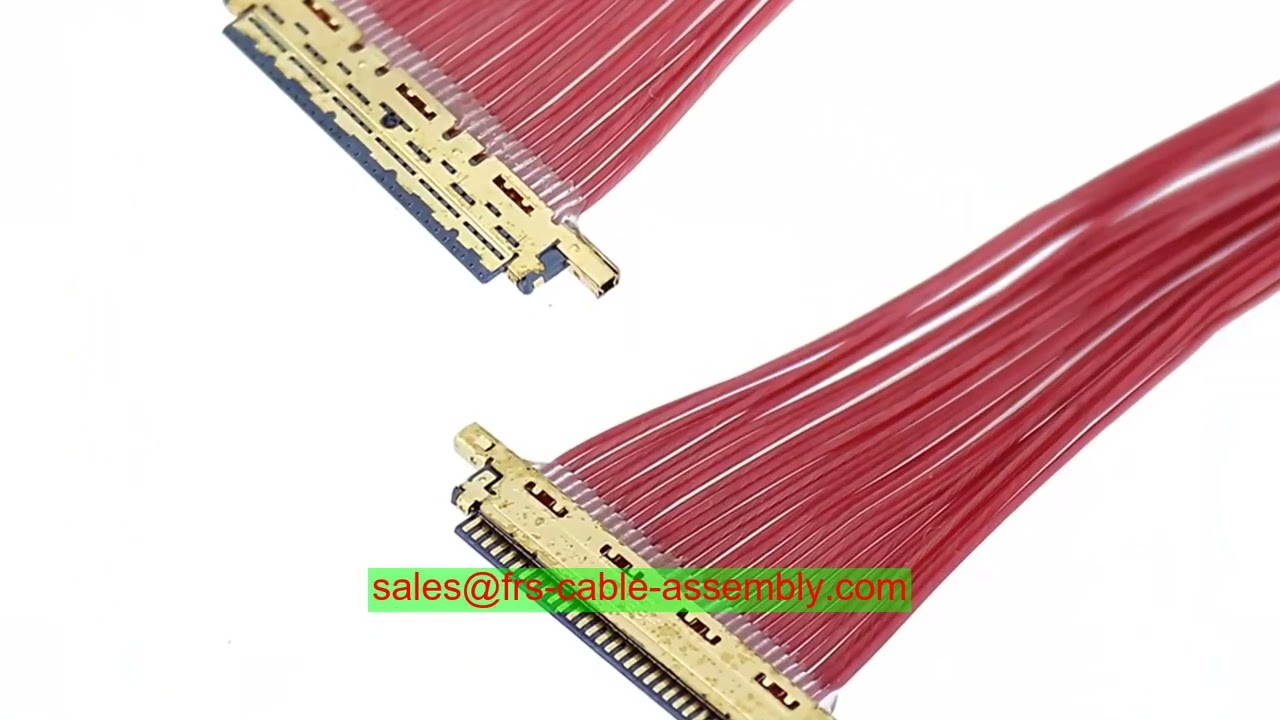 cable assemblies slovenia 20 Pin Ribbon Cable Jae Connector LVDS Flexible Cable M12 Assembly LCD for