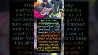 “She Survived 10 Days Under Rubble…”