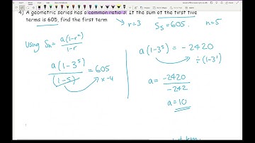 AQA/A2 Maths - Geometric Progression 2: Sum of n terms in a GP