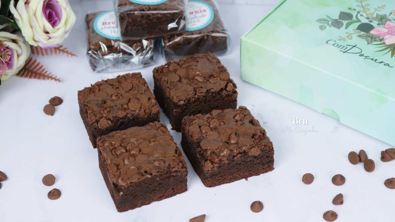 BROWNIE AO LEITE CHOCOLATUDO - O MELHOR BROWNIE DA VIDA | Bru na Cozinha |