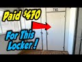 Paid $470 for this Locker at auction, STORAGE WARS style! Sports cards, Beer stuff, this one is fun!