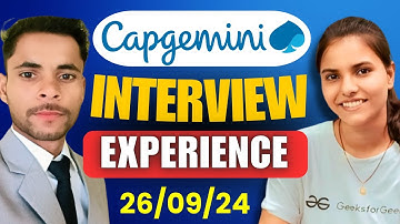 Capgemini Latest  Interview Experience | SELECTED | Interview Question for Capgemini #capgemini #job