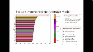Information Lecture 12.2 Deep Learning Statistical Aribtrage Update
