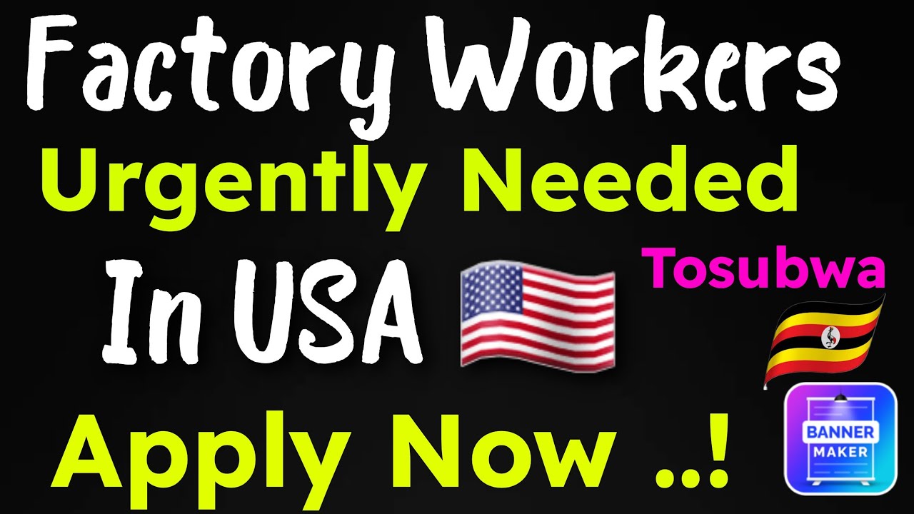 USA Factory Jobs With Visa & Ticket Sponsorship, Apply Now ! | #usvisa ...