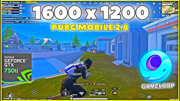 PUBG MOBILE 2.8 EMULATOR | iPad Resolution Gameplay | i5 2400 + GTX 750 ti | Gameloop 32 BIT
