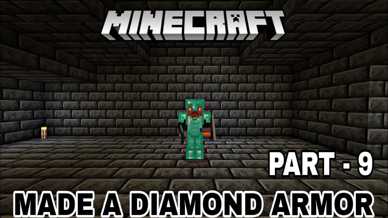 FINALLY I MADE A DIAMOND ARMOR AND PREPARING TO GO NEITHER IN MINECRAFT ...