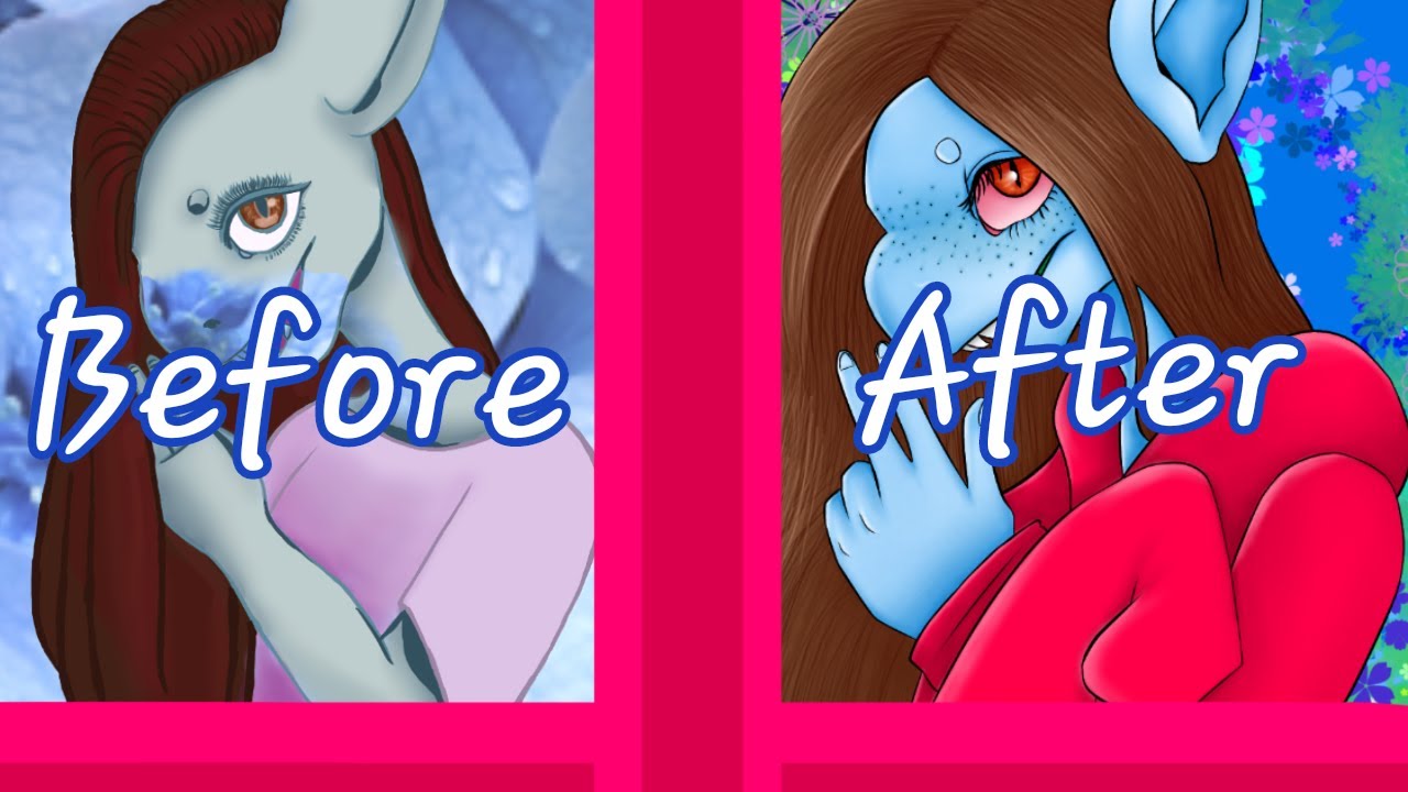 REDRAWING MY OLD ART #1 - YouTube