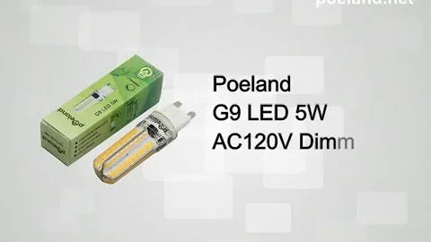 Poeland G9 5W LED Dimmable and Lutron TG 600PH WH Dimmer