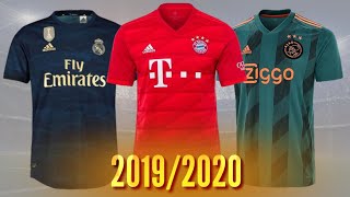 Novos uniformes dos principais times da Europa 2019/2020