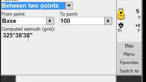 How to Compute a Bisect in Trimble Access