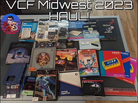 My AWESOME Haul from Vintage Computer Fest Midwest 2023!