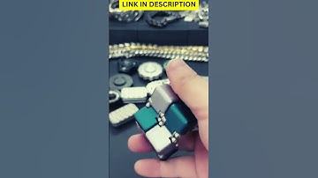 #Toys Aluminium Alloy Metal Infinity Cube Fidget