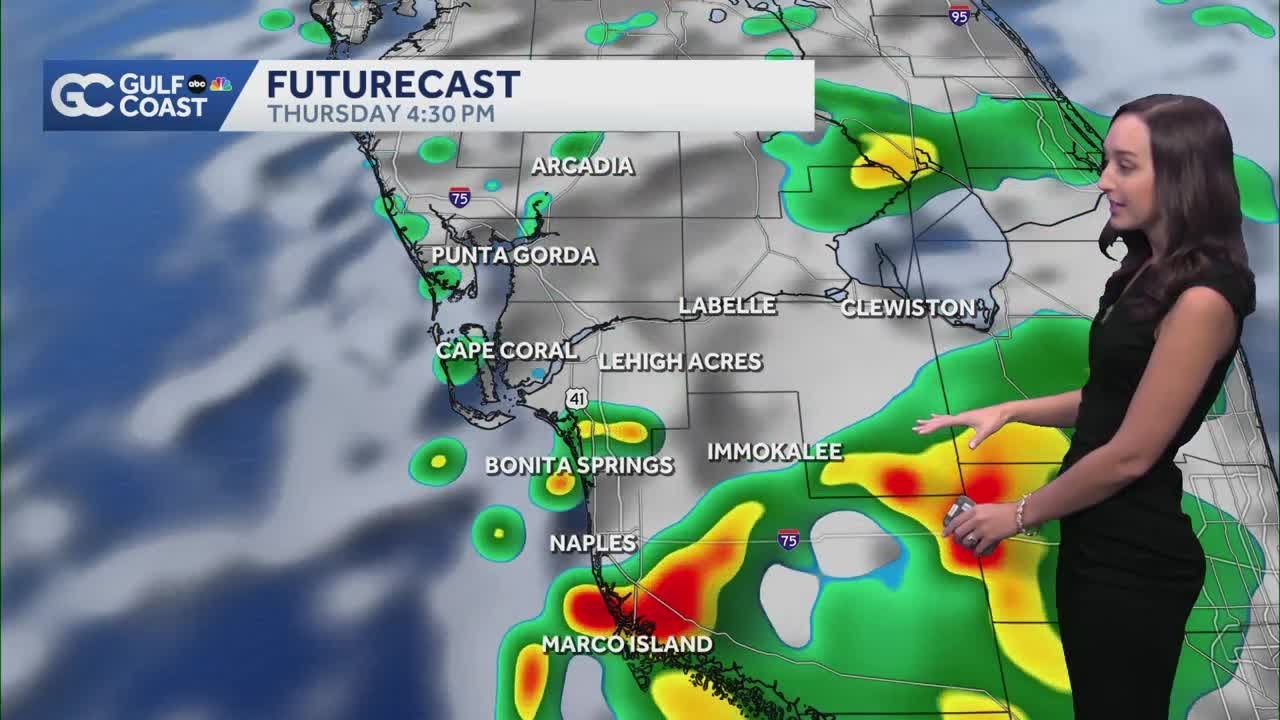 Scattered storms Thursday with a drier weekend ahead for the Gulf Coast ...