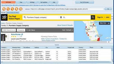 How to Extract Data From Yellow Pages,USA,UK,AUS.