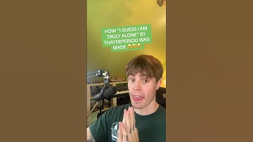 HOW “I GUESS I AM TRULY ALONE” BY THAYERPERIOD WAS MADE (IN 30 SECONDS)🥹🥹🥹