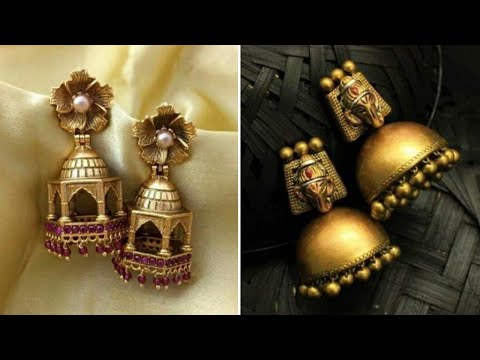 UNIQUE GOLD JHUMKAS COLLECTION || ATTRACTIVE  EARRING DESIGNS || FASHION LOGIN