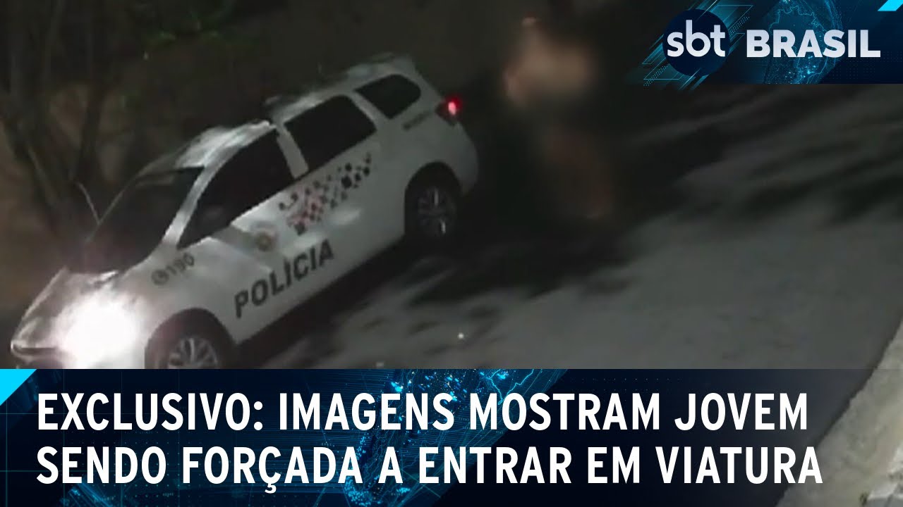 Exclusivo: imagens mostram assédio policial contra jovem no carnaval em SP | SBT Brasil (14/04/25)