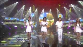 Black pearl - Go Go Ssing (블랙펄 - 고고씽) @ SBS Inkigayo 인기가요 100725