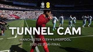 Tunnel Cam At Wembley As Liverpool Advance To Emirates FA Cup Final | Tunnel Cam | EE