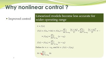 NCS - 01a - Why Nonlinear Control