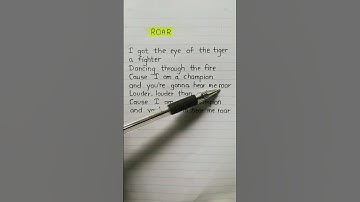 Thumbnail of Roar Lyrics