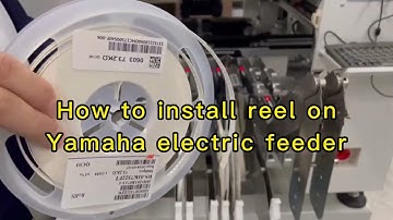 How to install reel on Yamaha electric feeder (CHM-550/650/750) | Charmhigh