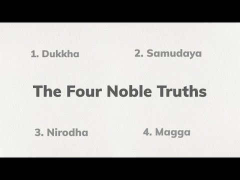 Video: Sino ang sumulat ng Four Noble Truths?